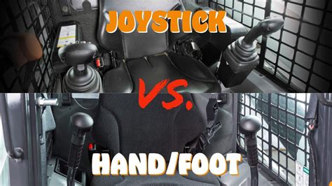 can joystick controls be switched on 325 skid steer|bobcat foot control to joystick.